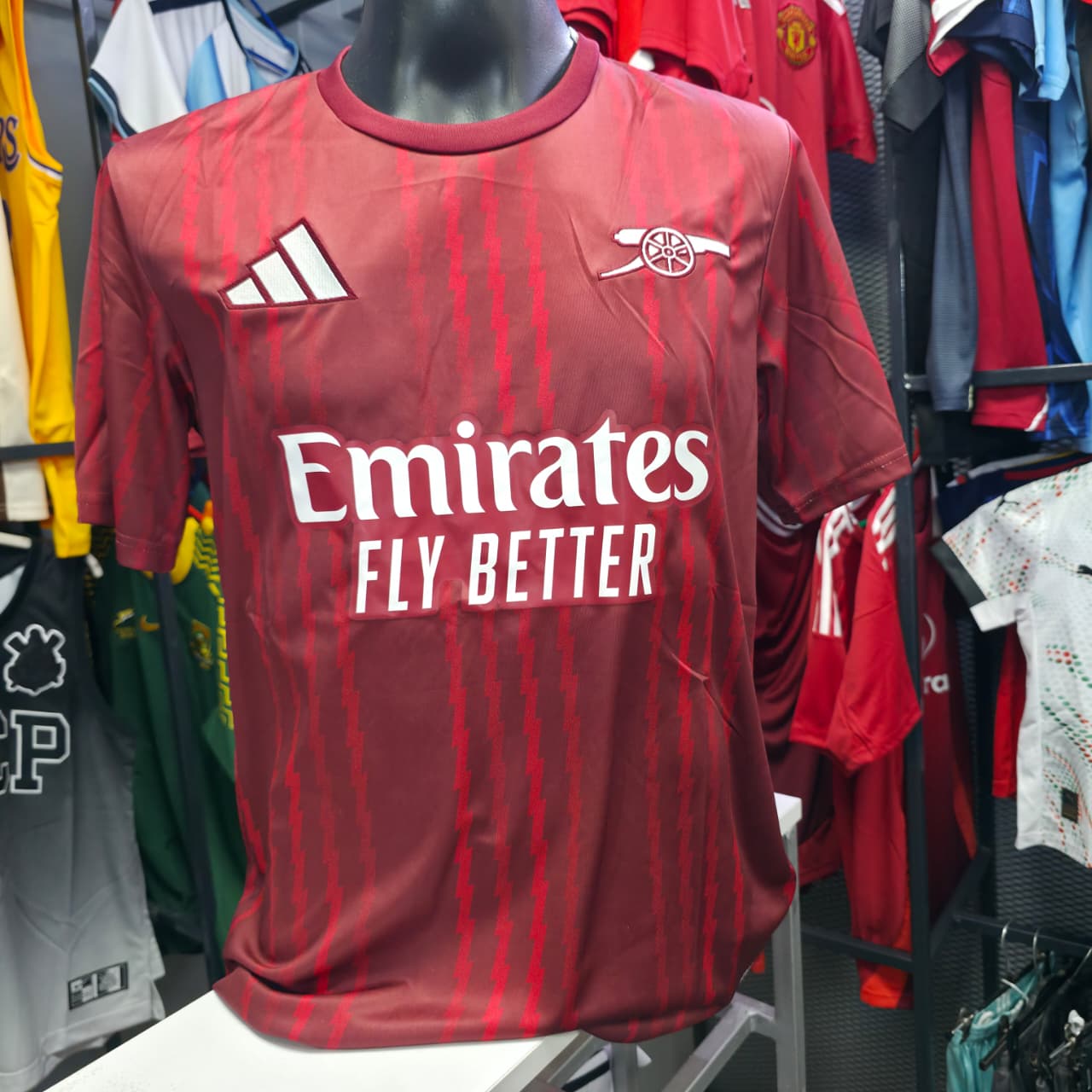The Arsenal "Lush Maroon" Training Kit.
